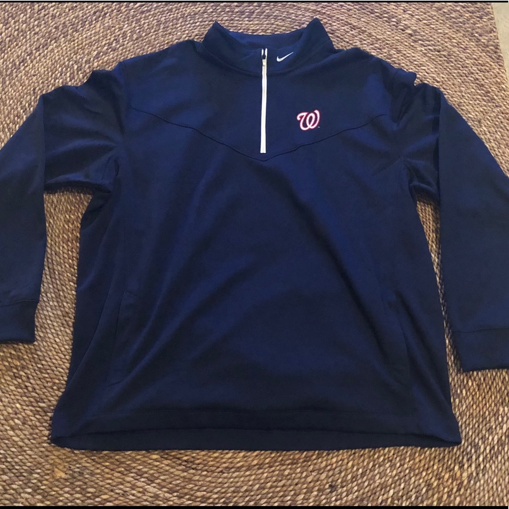Washington Nationals 1/2 Zip NIKE Golf W Jacket